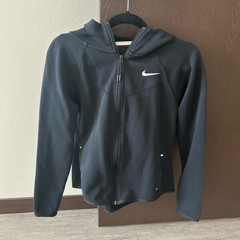 Nike Black Zip-Up Hoodie